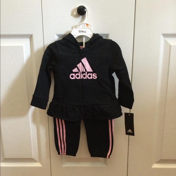Girls Adidas 2pc track suit, NWT - Picture 1 of 4